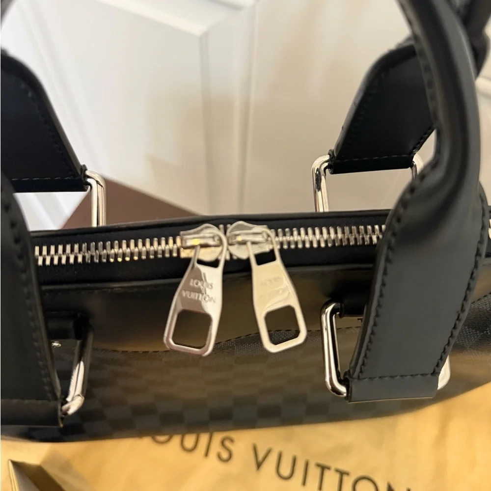 ✨ Louis Vuitton Damier Cobalt PDV PM Briefcase Full Set ✨